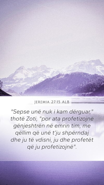 Jeremia 27:15 ALB Bible Verse Image