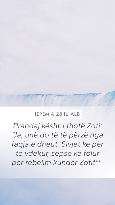 Jeremia 28:16 ALB Bible Verse Image