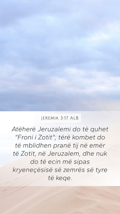 Jeremia 3:17 ALB Bible Verse Image