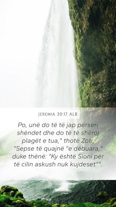 Jeremia 30:17 ALB Bible Verse Image