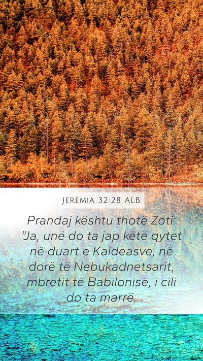 Jeremia 32:28 ALB Bible Verse Image
