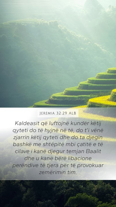 Jeremia 32:29 ALB Bible Verse Image