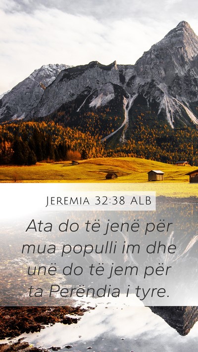 Jeremia 32:38 ALB Bible Verse Image