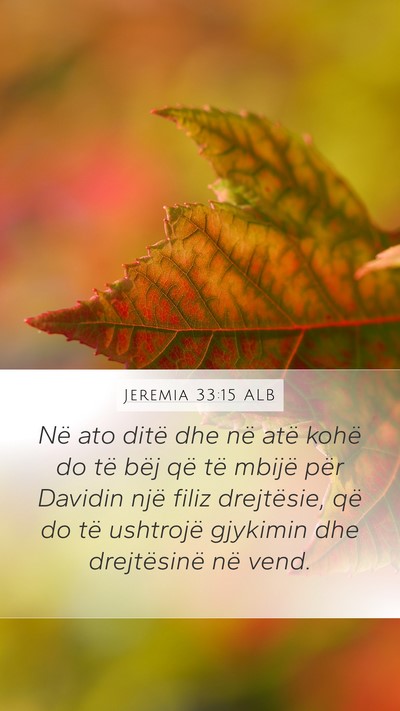 Jeremia 33:15 ALB Bible Verse Image