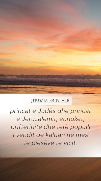 Jeremia 34:19 ALB Bible Verse Image