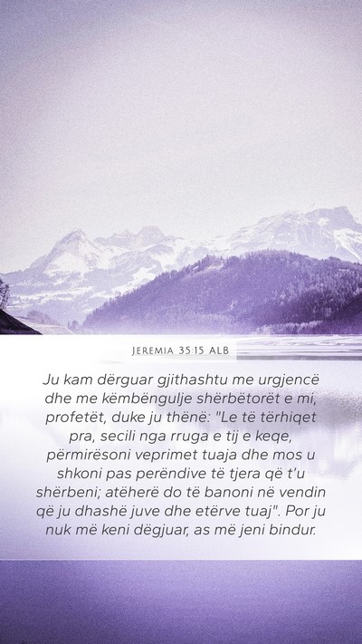 Jeremia 35:15 ALB Bible Verse Image