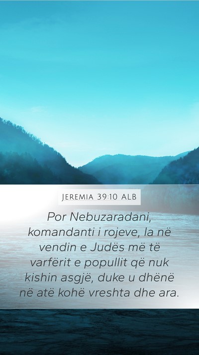 Jeremia 39:10 ALB Bible Verse Image