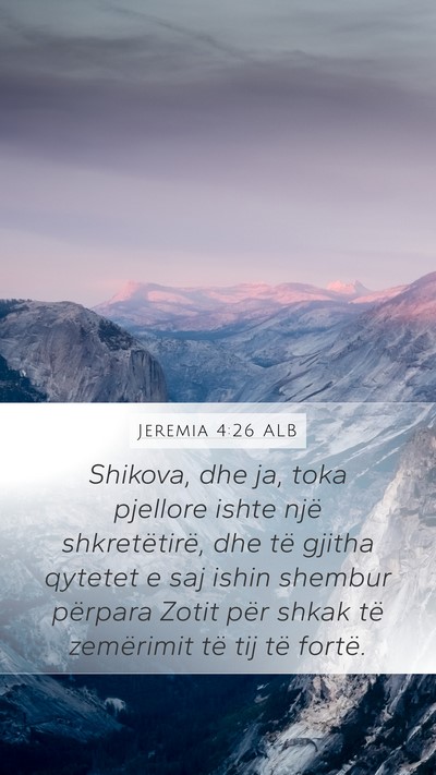 Jeremia 4:26 ALB Bible Verse Image