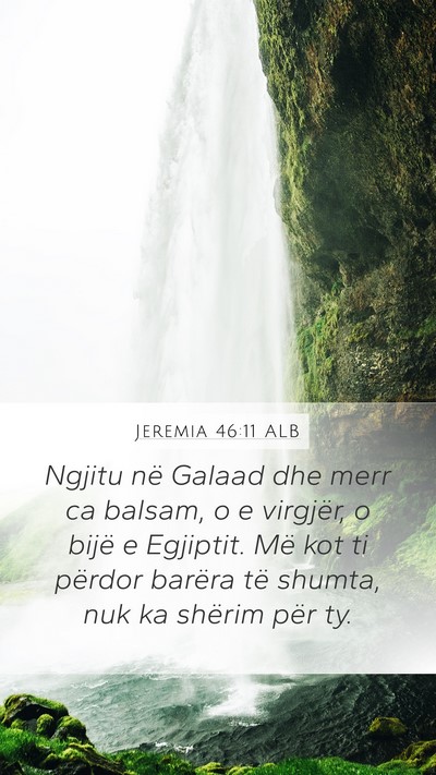 Jeremia 46:11 ALB Bible Verse Image