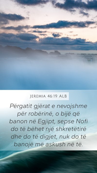 Jeremia 46:19 ALB Bible Verse Image