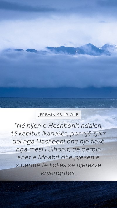 Jeremia 48:45 ALB Bible Verse Image