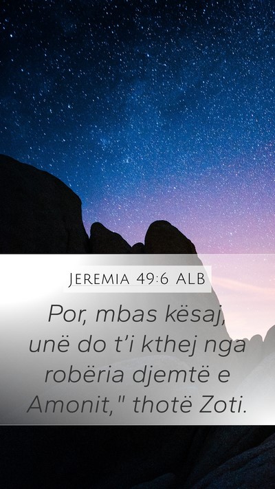 Jeremia 49:6 ALB Bible Verse Image