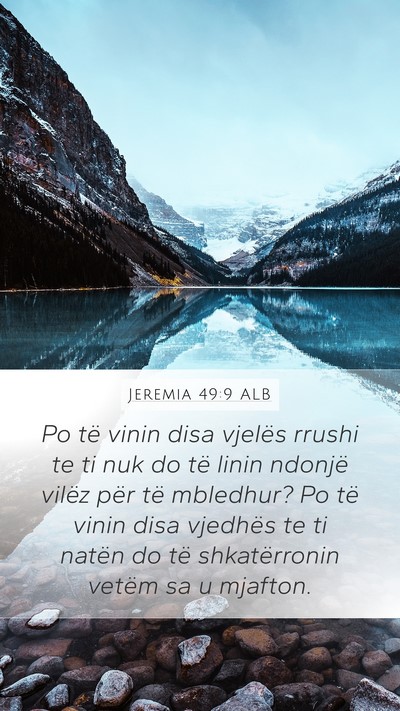 Jeremia 49:9 ALB Bible Verse Image