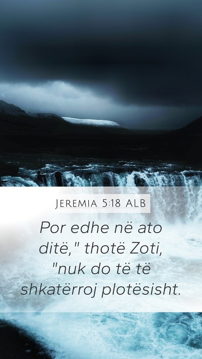 Jeremia 5:18 ALB Bible Verse Image