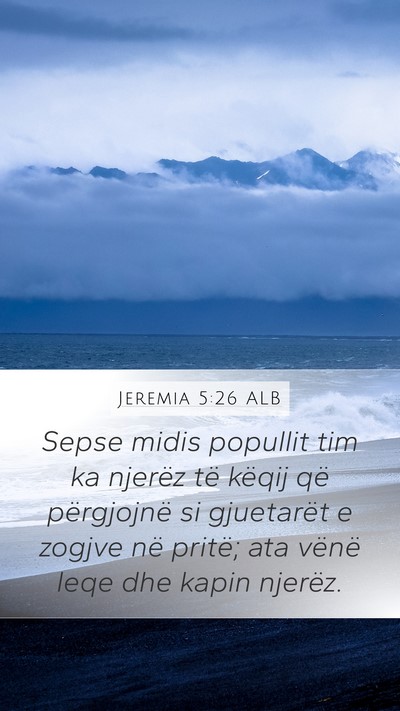 Jeremia 5:26 ALB Bible Verse Image
