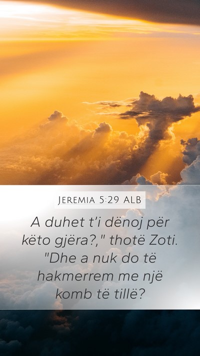 Jeremia 5:29 ALB Bible Verse Image