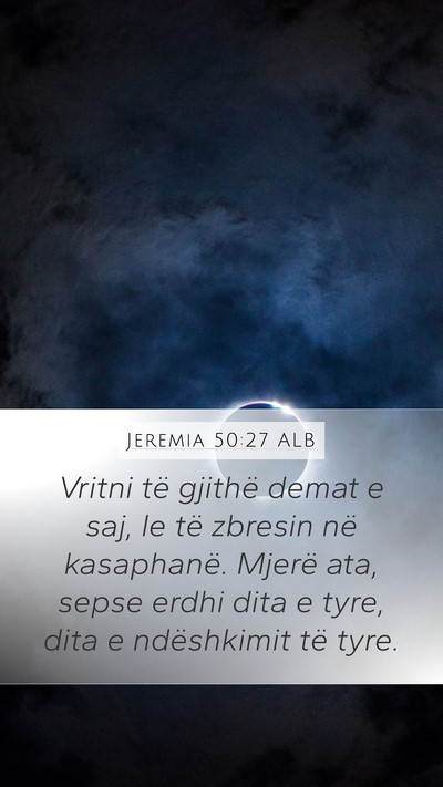 Jeremia 50:27 ALB Bible Verse Image