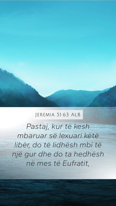 Jeremia 51:63 ALB Bible Verse Image