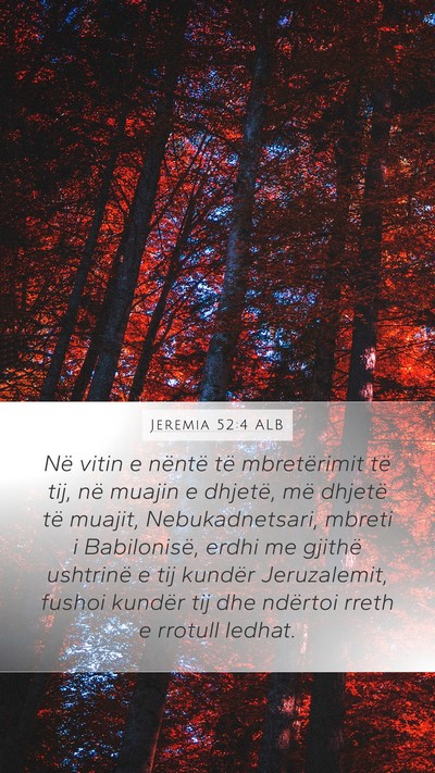 Jeremia 52:4 ALB Bible Verse Image