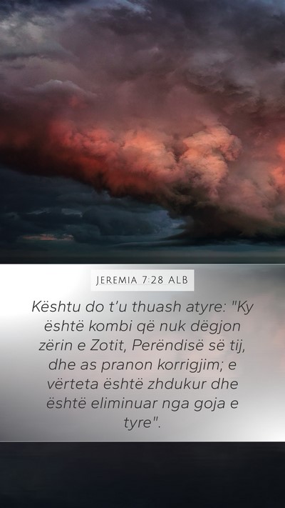 Jeremia 7:28 ALB Bible Verse Image