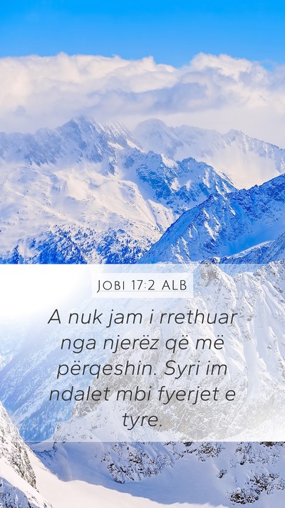 Jobi 17:2 ALB Bible Verse Image