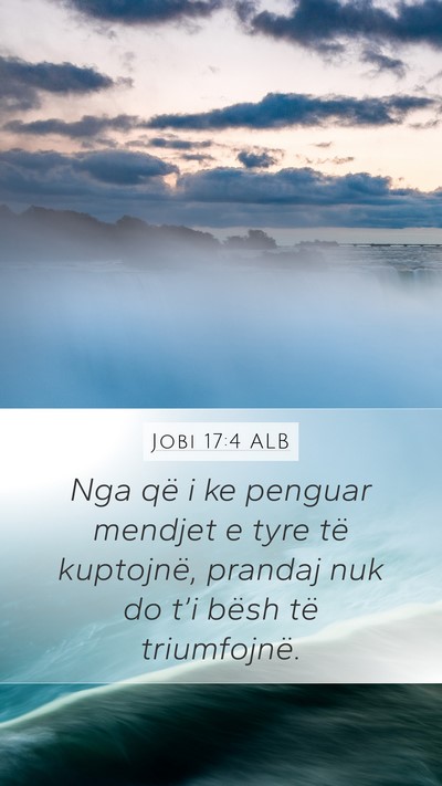 Jobi 17:4 ALB Bible Verse Image