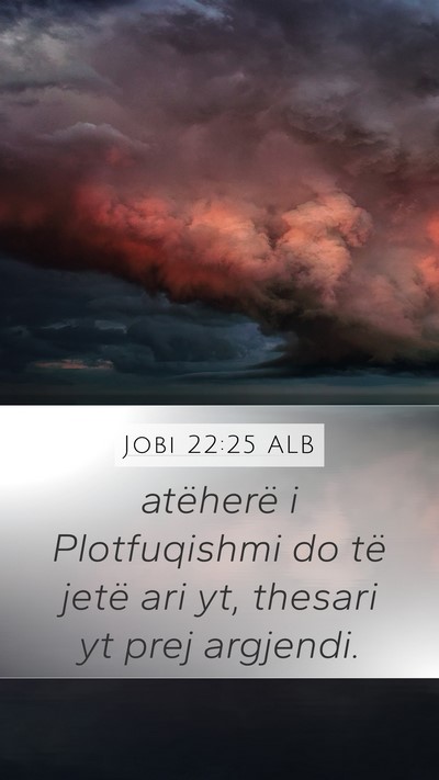 Jobi 22:25 ALB Bible Verse Image
