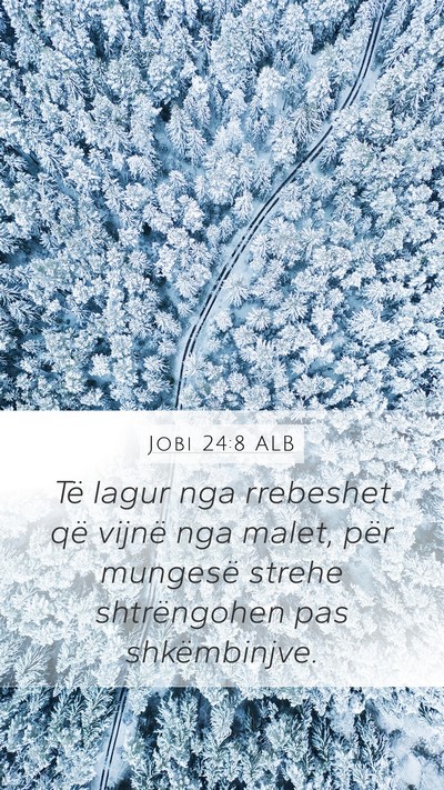 Jobi 24:8 ALB Bible Verse Image