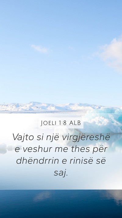 Joeli 1:8 ALB Bible Verse Image