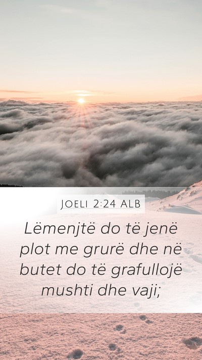 Joeli 2:24 ALB Bible Verse Image
