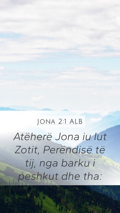 Jona 2:1 ALB Bible Verse Image