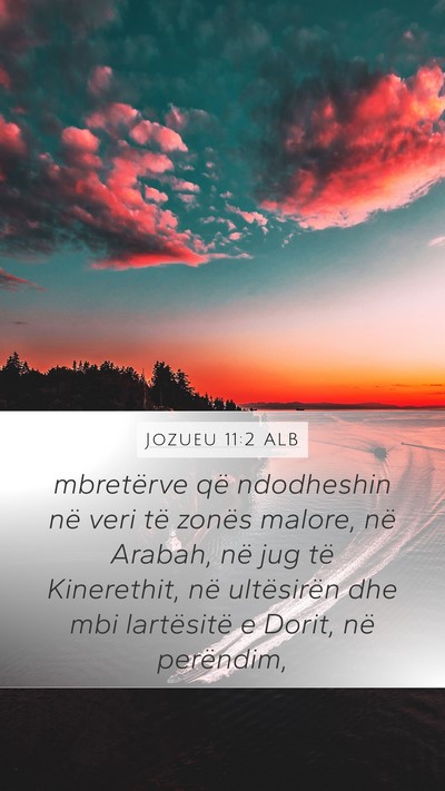 Jozueu 11:2 ALB Bible Verse Image