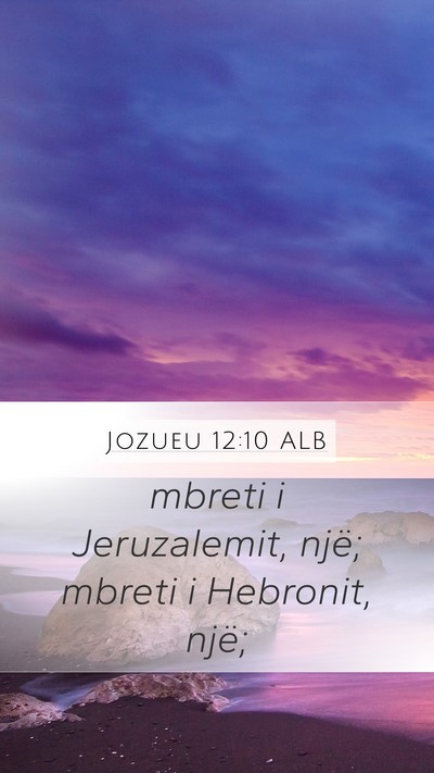 Jozueu 12:10 ALB Bible Verse Image
