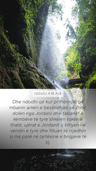 Jozueu 4:18 ALB Bible Verse Image