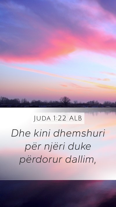 Juda 1:22 ALB Bible Verse Image