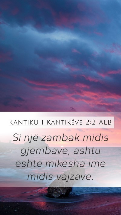 Kantiku i Kantikëve 2:2 ALB Bible Verse Image