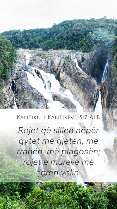 Kantiku i Kantikëve 5:7 ALB Bible Verse Image