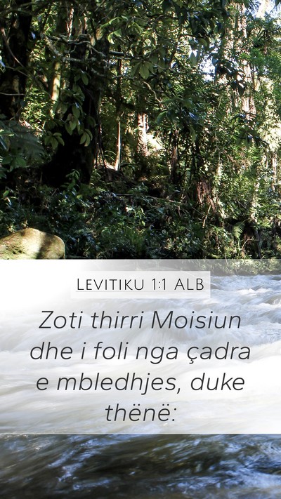 Levitiku 1:1 ALB Bible Verse Image