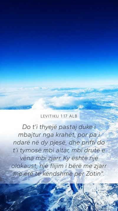 Levitiku 1:17 ALB Bible Verse Image
