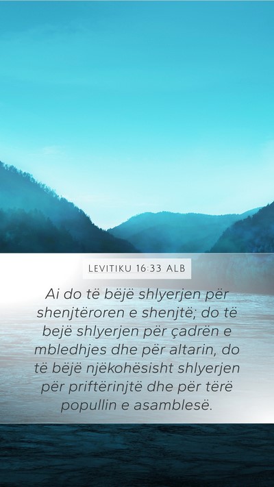 Levitiku 16:33 ALB Bible Verse Image