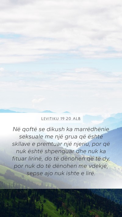 Levitiku 19:20 ALB Bible Verse Image