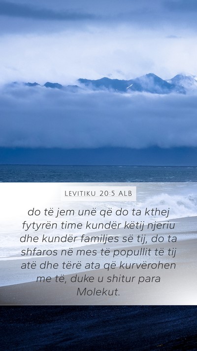 Levitiku 20:5 ALB Bible Verse Image