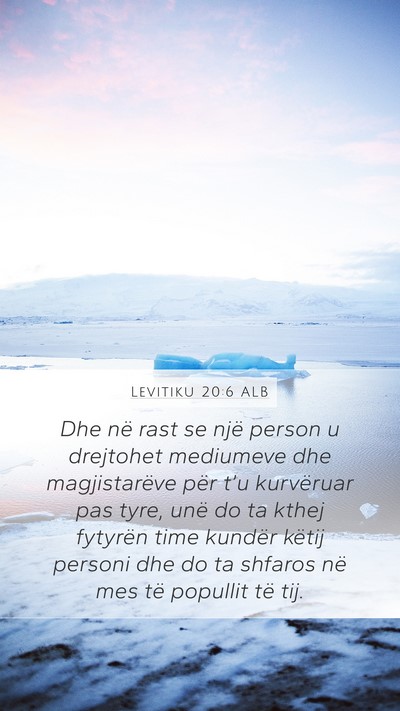 Levitiku 20:6 ALB Bible Verse Image