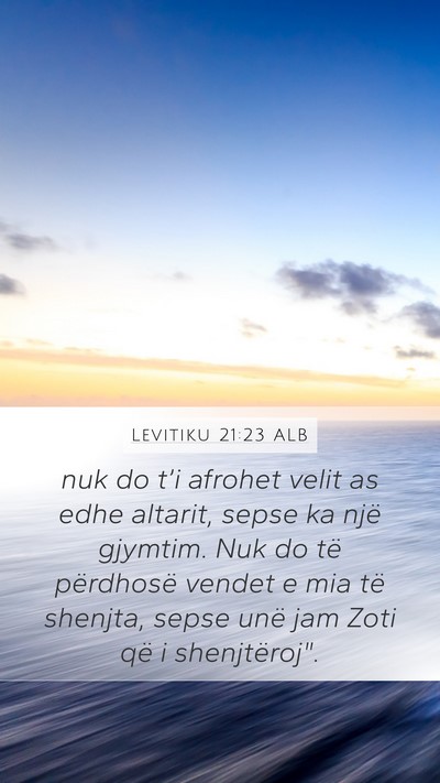 Levitiku 21:23 ALB Bible Verse Image
