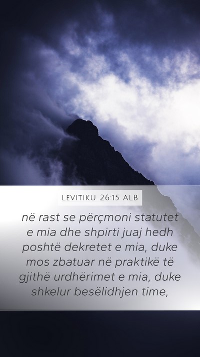 Levitiku 26:15 ALB Bible Verse Image