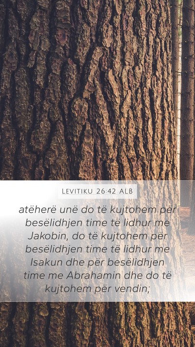 Levitiku 26:42 ALB Bible Verse Image