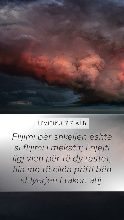 Levitiku 7:7 ALB Bible Verse Image