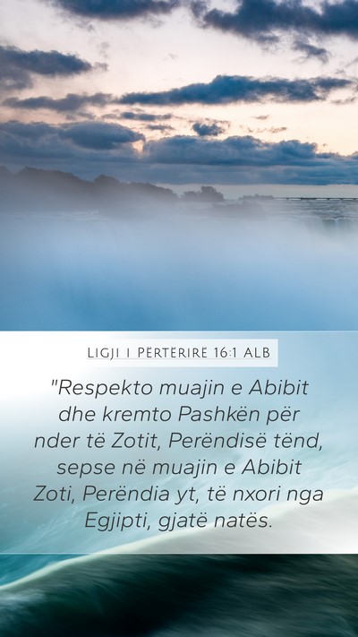Ligji i Përtërirë 16:1 ALB Mobile Phone Wallpaper - 