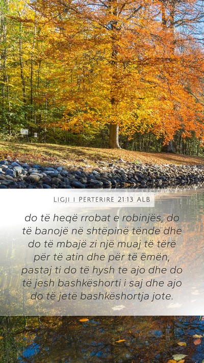 Ligji i Përtërirë 21:13 ALB Bible Verse Image