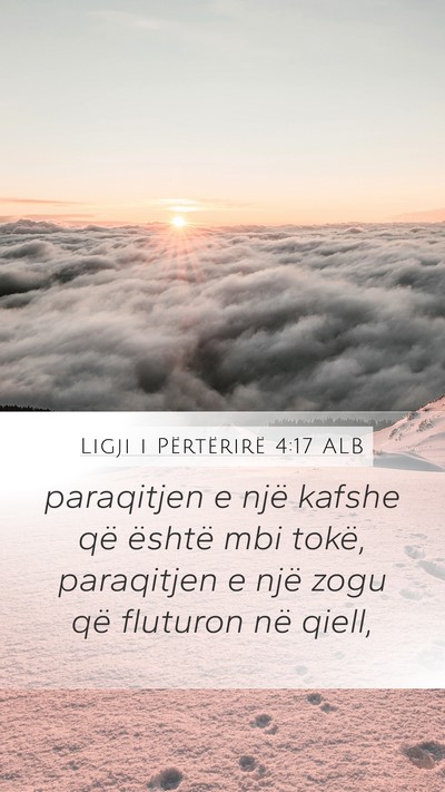 Ligji i Përtërirë 4:17 ALB Mobile Phone Wallpaper - paraqitjen e një kafshe që është mbi tokë, - Mobile Bible Verse Wallpaper